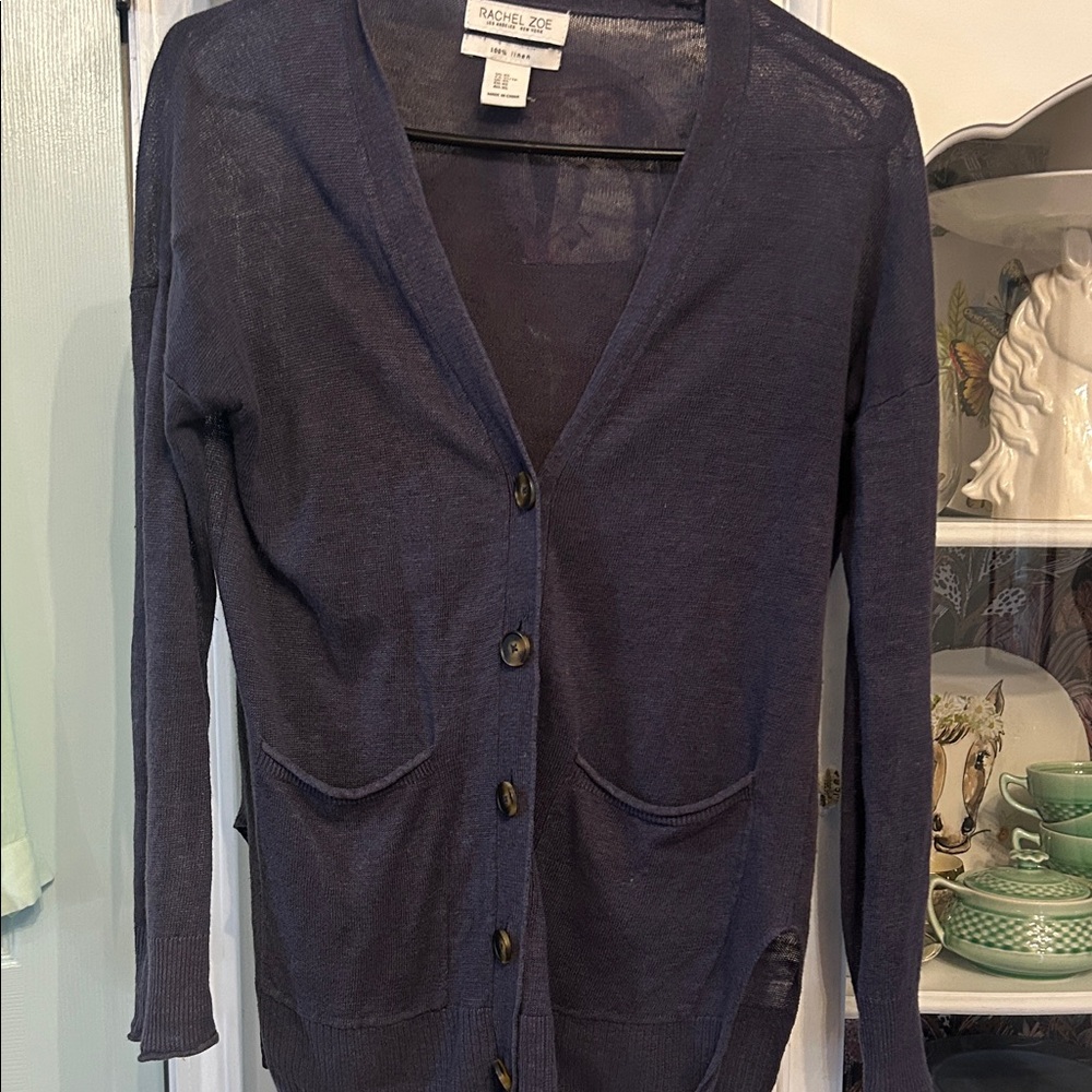 Rachel Zoe Deep Blue Women's Cardigan